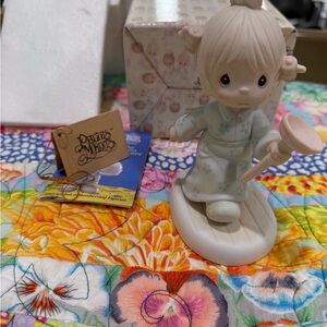 Vintage Precious Moments “Faith Takes the Plunge” figurine